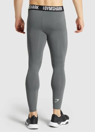 Лосіни чоловічі спортивні gymshark (р.s) element baselayer leggings3 фото