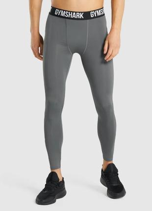 Лосіни чоловічі спортивні gymshark (р.s) element baselayer leggings1 фото