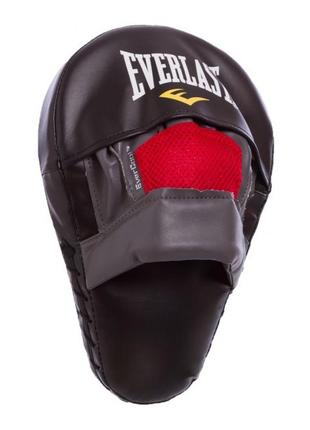 Лапа изогнутая для бокса и единоборств everlast mma mantis mitts 7408b 28x18x10см 1шт черный