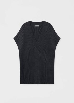 🌿актуальный вязаный жилет pull & bear