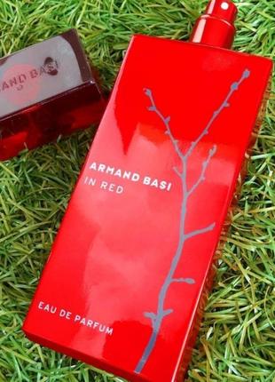 Armand basi in red 100 ml женская парфюмированная вода оаэ женские духи арманда баси и др рэд 100 мл1 фото