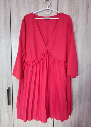 Яскрава стильна туніка блуза блузка сукня блузон платье розмір 58-60