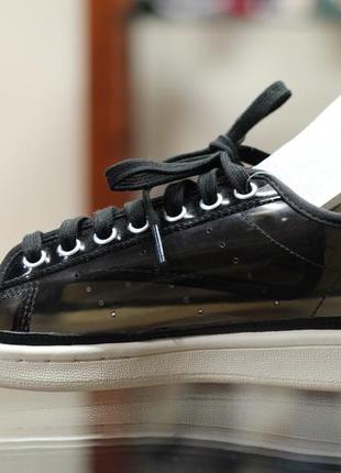 Кросівки нові оригінал унісекс adidas stan smith translucent core black5 фото