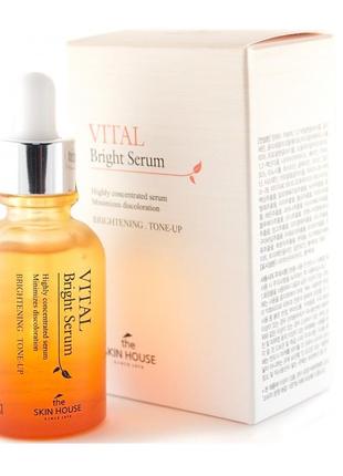 Освітлююча сироватка для яскравості шкіри the skin house vital bright serum