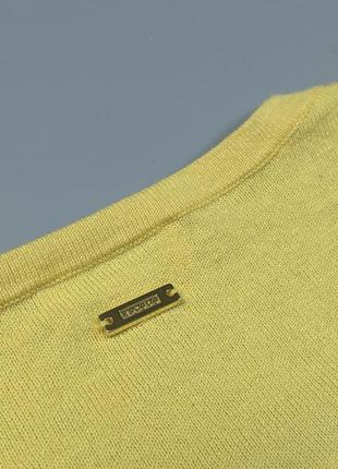 💛 escada 💛 женский свитер с вышитым логотипом желтый max mara кофта3 фото
