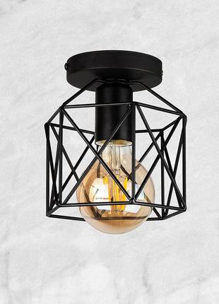 Стельовий світильник чорний