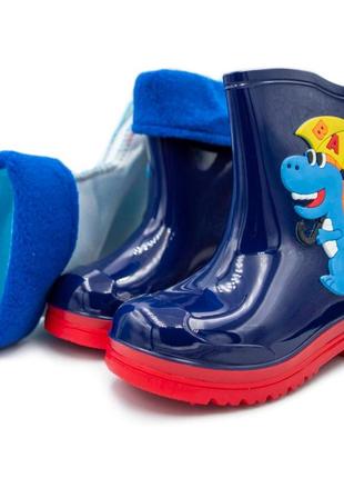 Дитячі гумові чоботи для хлопчика bbt kids