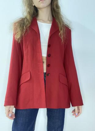 Винтажный красный пиджак richards8 фото