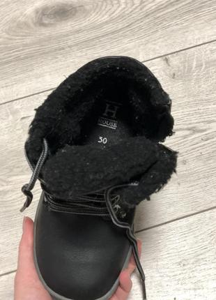 Зимние ботинки для мальчика 30 размер7 фото