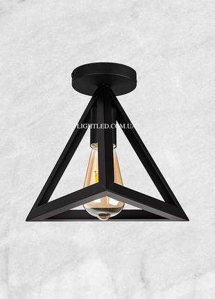 Стельовий світильник чорний