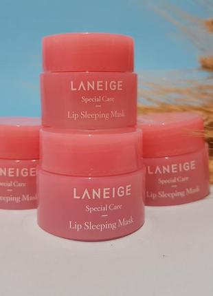 Laneige lip sleeping mask (berry) нічна маска для губ