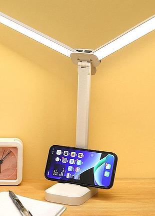 Лампа настільна від usb на акумуляторі, світильник акумуляторний10вт (лампа від usb, лампа настільна від павербанка)
