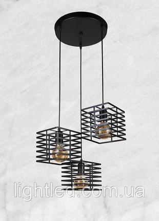 Люстра на три кубика