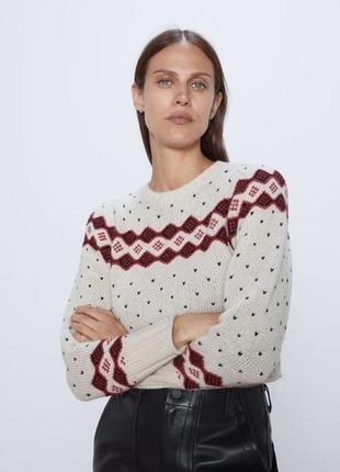 Zara теплий светр з вовни