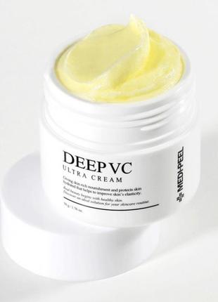 Живильний вітамінний крем для сяйва шкіри medi-peel dr.deep vc ultra cream
