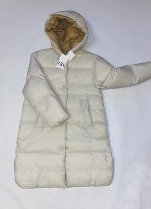 Куртка пальто пуховик zara