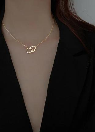 Кулон кулончик подвеска многослойная цепочка колье ожерелье цепь