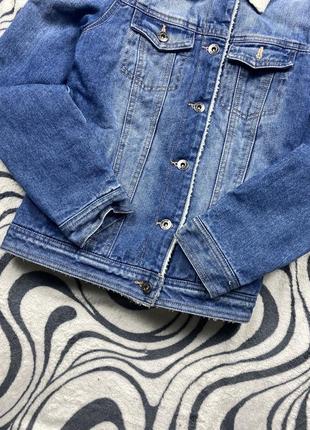 Женская джинсовая куртка4 фото