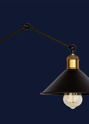 Бра в стиле лофт 707wz103f-1 bk