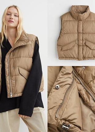 Безрукавка жилетка тренд жилет h&m