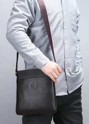 Мужская кожаная сумка планшетка feidikabolo original, фирменная сумка-планшет из натуральной кожи6 фото