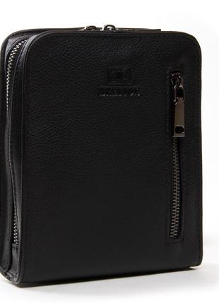 Сумка мужская планшет кожаный bretton be 2000-10 black1 фото
