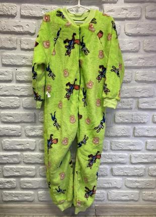 Теплая пижама комбинезон спальник серополис