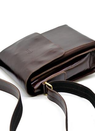 Мужская кожаная сумка через плечо gx-3027-3md tarwa