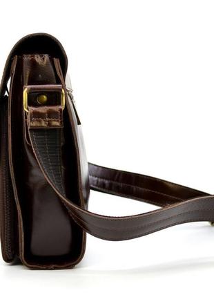 Мужская кожаная сумка через плечо gx-3027-3md tarwa