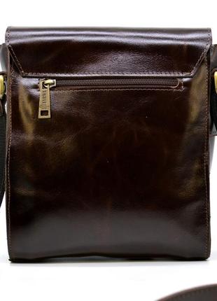 Мужская кожаная сумка через плечо gx-3027-3md tarwa