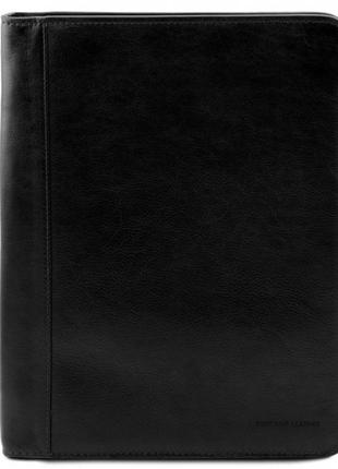 Кожаная папка для документов tuscany leather luigi xiv tl141287 (черный)