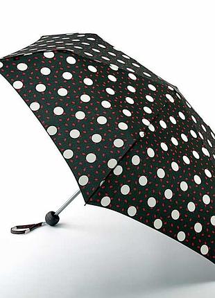 Парасолька жіноча fulton l869-036822 lulu guinness minilite-2 polka lips