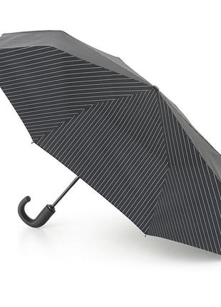 Парасолька чоловіча fulton g818-019214 chelsea-2 city stripe black/steel