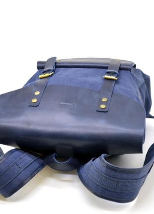 Рюкзак унісекс мікс тканини канваc і шкіри kkc-9001-4lx tarwa5 фото