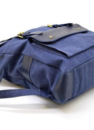 Рюкзак унісекс мікс тканини канваc і шкіри kkc-9001-4lx tarwa6 фото