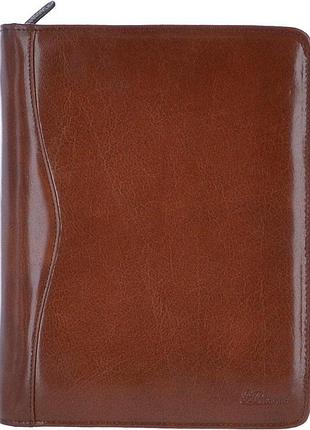Папка ashwood a4 zip chestnut