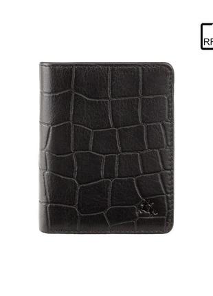 Гаманець чоловічий visconti cr91 caiman c rfid (black)