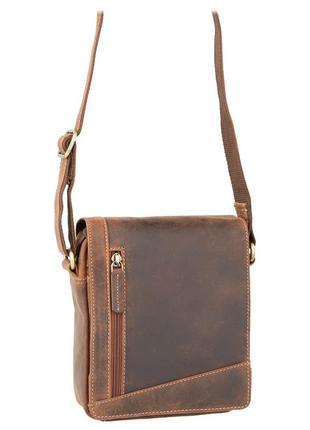 Сумка чоловіча visconti s7 messenger bag a5 (oil tan)