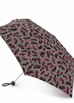 Парасолька жіноча fulton l869-038529 lulu guinness minilite-2 dotty lips
