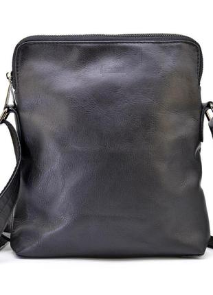 Кожаная мужская сумка через плечо ga-1048-3md tarwa в коже "чероки"2 фото