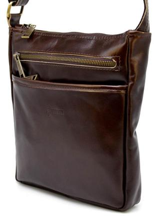 Чоловіча шкіряна сумка через плече gca-1300-3md tarwa з шкіри алькор