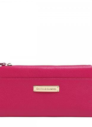 Гаманець жіночий smith & canova 28538 haxey (fuchsia)