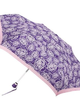 Парасолька жіноча fulton l926 curio-2 uv sketchy rose (ескіз троянди)