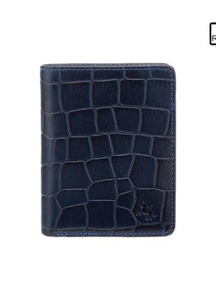 Гаманець чоловічий visconti cr91 caiman c rfid (blue)