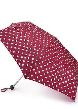 Парасолька жіноча fulton l869-038512 lulu guinness minilite-2 polka pearls