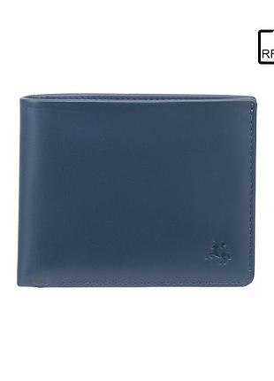 Гаманець чоловічий visconti vsl33 tap-n-go c rfid (steel blue-black)