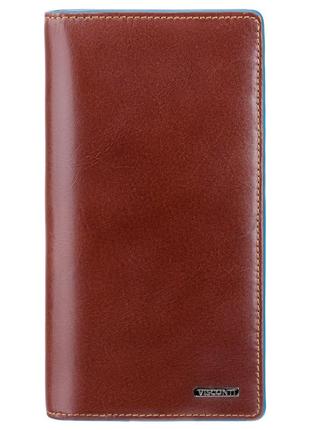 Гаманець чоловічий visconti alp88 jean-paul с rfid (italian brown)