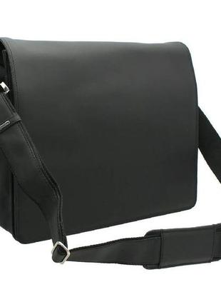Велика сумка через плече для ноутбука 15-16 дюймів visconti harvard 16054 oil black