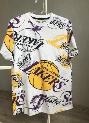 Футболка nba lakers monogram t-shirt primark