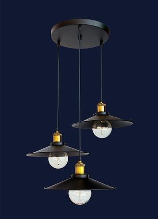 Люстра в стиле лофт 752pb9-3 bk(300)
